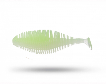 Geecrack Bellows Gill Swimmer 3,2´ - Honey Chartreuse Shad